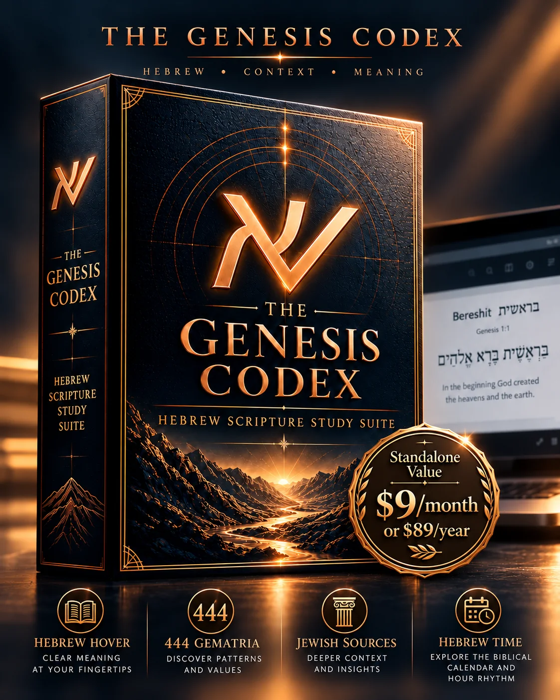 The Genesis Codex Hebrew Scripture study suite